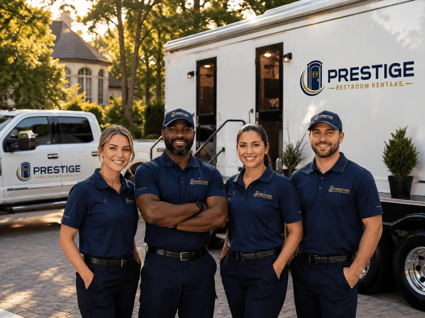 Trusted Luxury Portable Restrooms company in Hester, LA